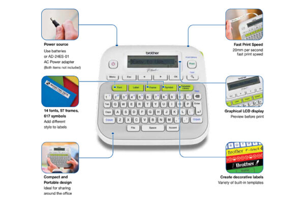 PT-D210 Label Printer
